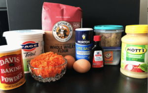 Carrot cake cupcake ingredients