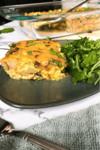 Frittata with side salad