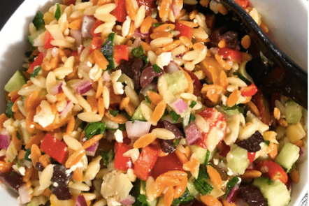 Greek Orzo Pasta salad