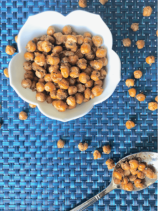 crunchy chickpea croutons