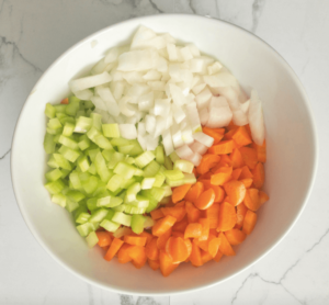 carrot, onion, celery