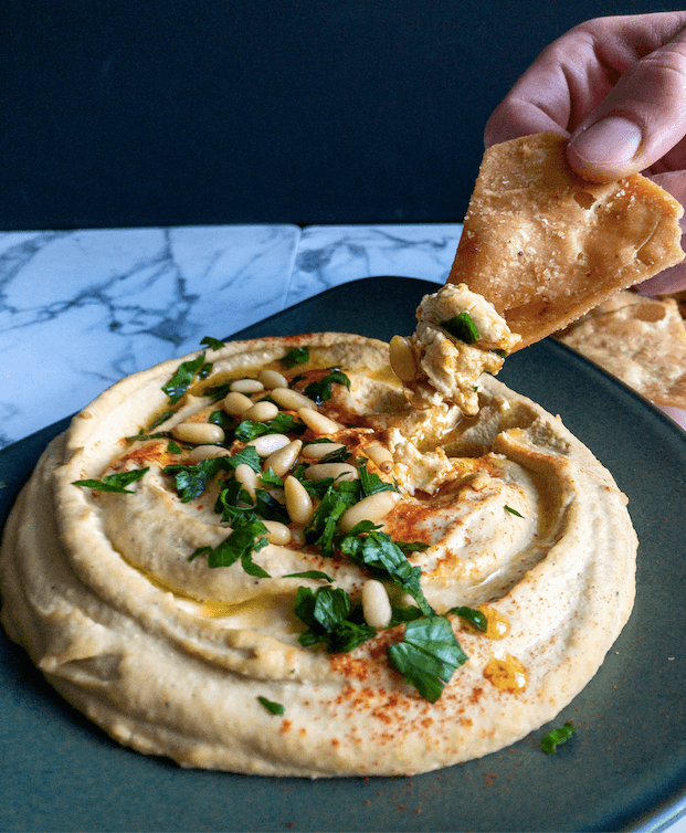 Hummus with chip