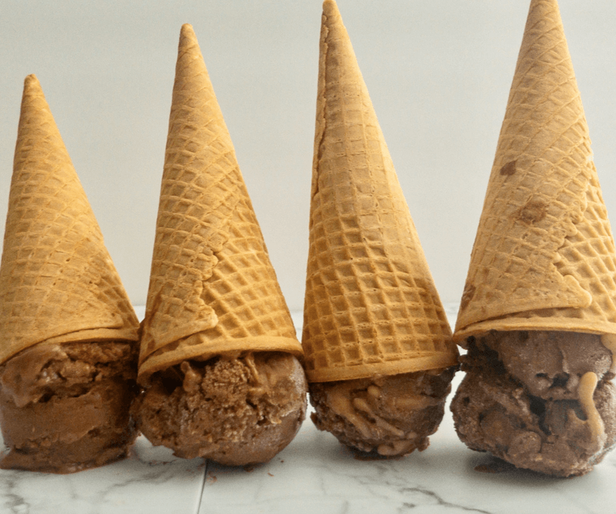 nice cream cones