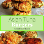 Tuna Burgers with Asian flavors