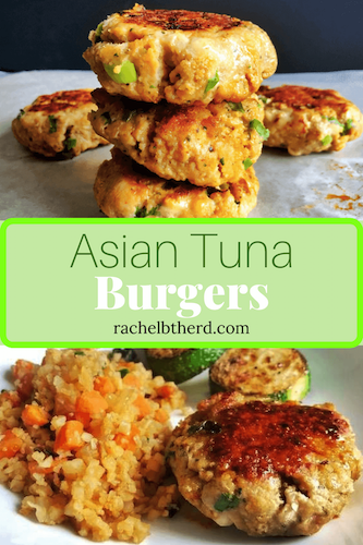 Tuna Burgers with Asian flavors