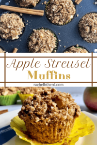 Apple Streusel Muffins - Rachel B The RD