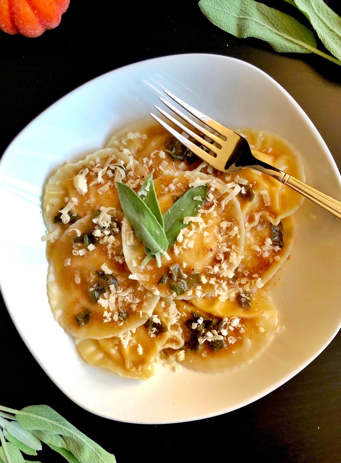 Butternut Squash Ravioli - Rachel B The RD