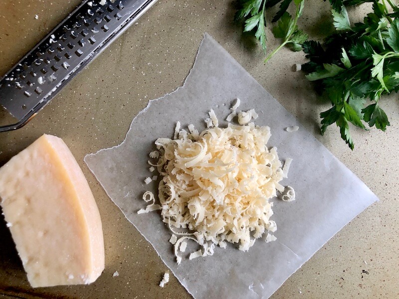 shredded fresh parmesan cheese