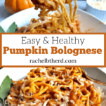 Pumpkin bolognese sauce