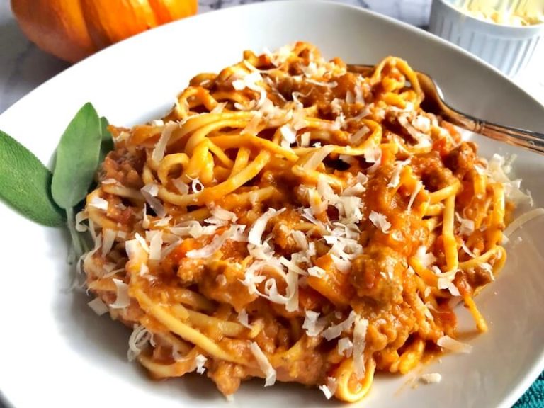 Pumpkin Bolognese - Rachel B The RD