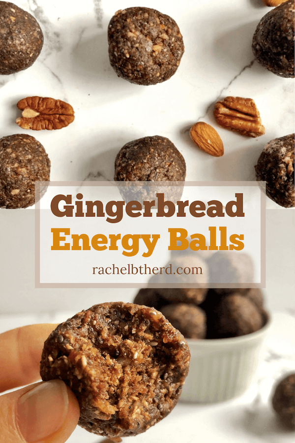 Gingerbread energy balls