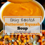 Roasted butternut squash soup