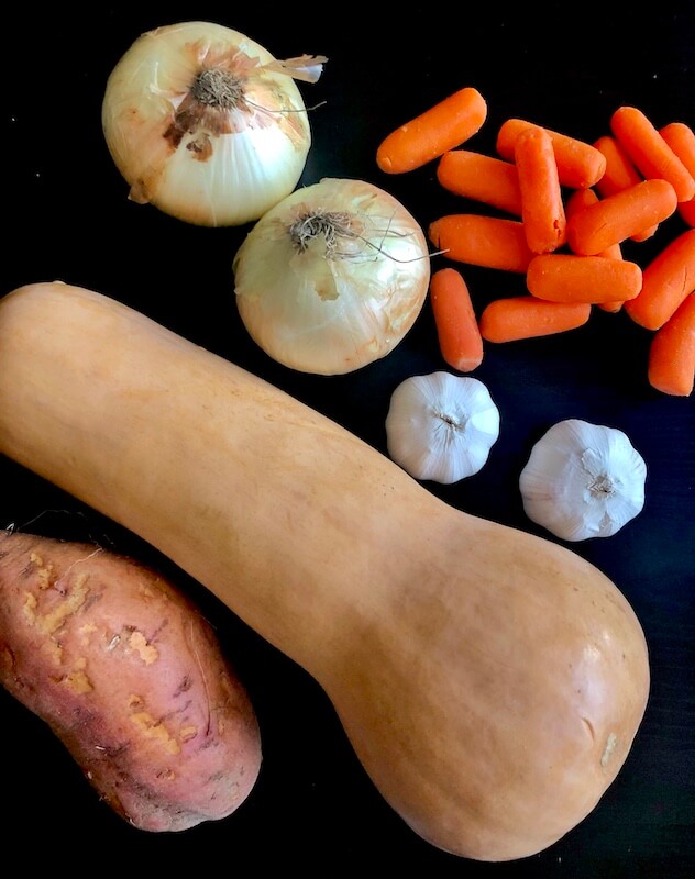 butternut squash soup ingredients