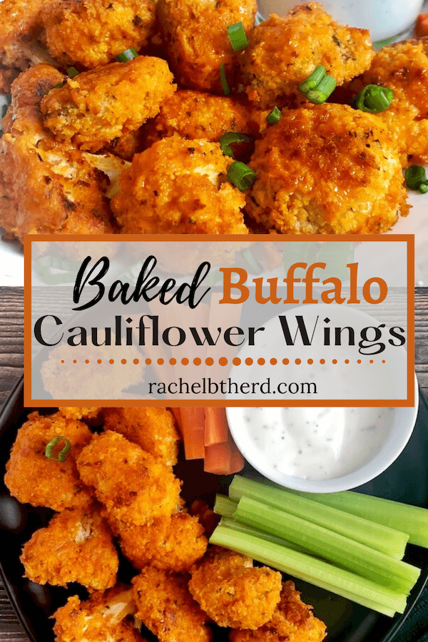 Buffalo cauliflower wings with ranch