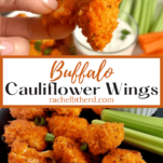 Buffalo cauliflower wings