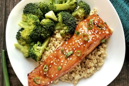 Sesame ginger salmon