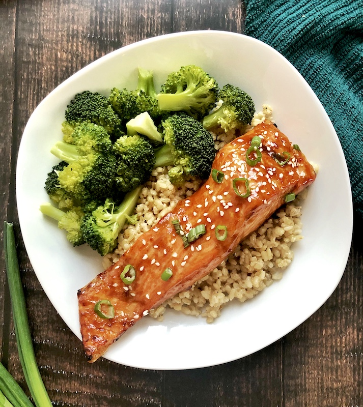 Sesame ginger salmon