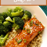 Sesame ginger salmon