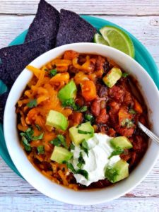 Vegetarian Chili with butternut squash