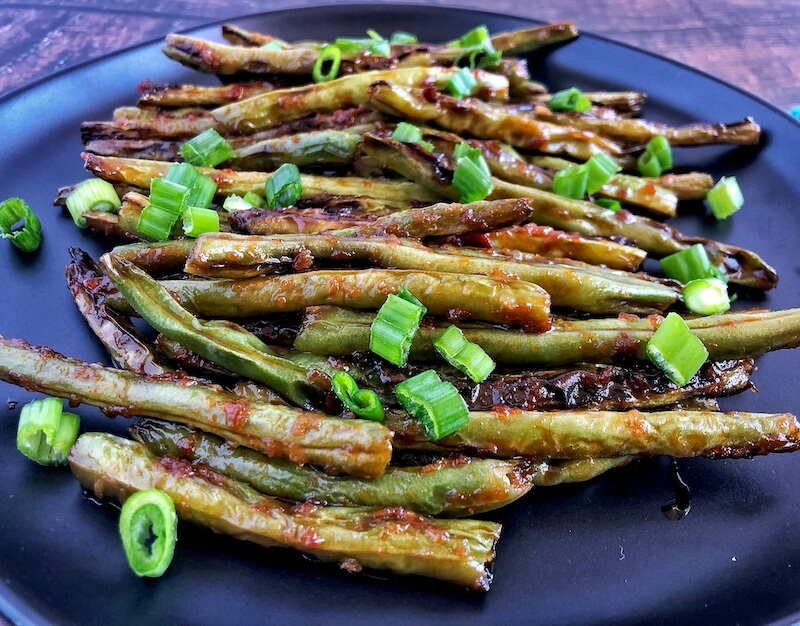 string bean close up