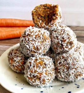 tower of carrot bliss balls