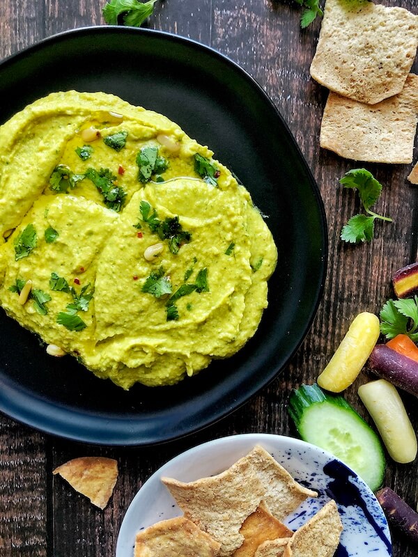 Curried white bean dip