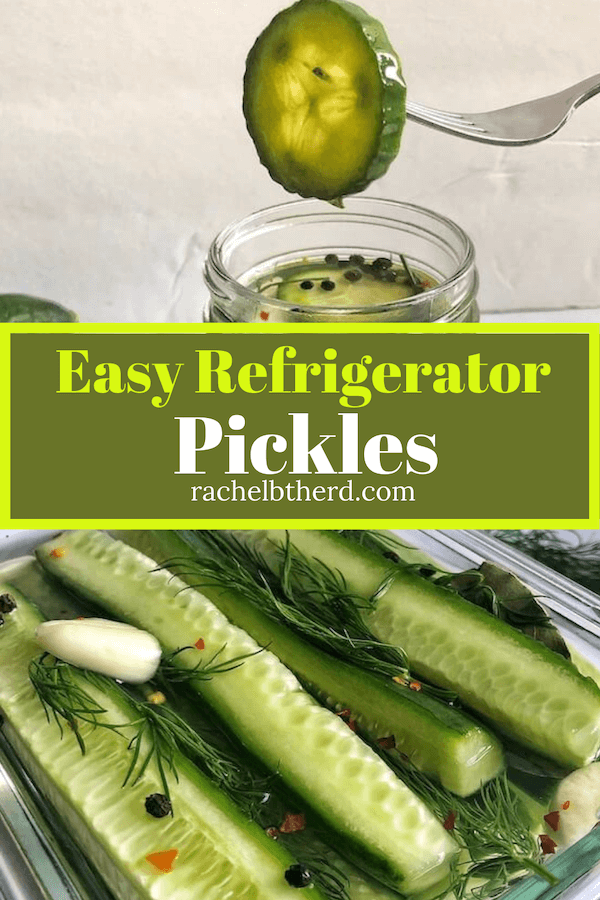 Refrigerator pickles