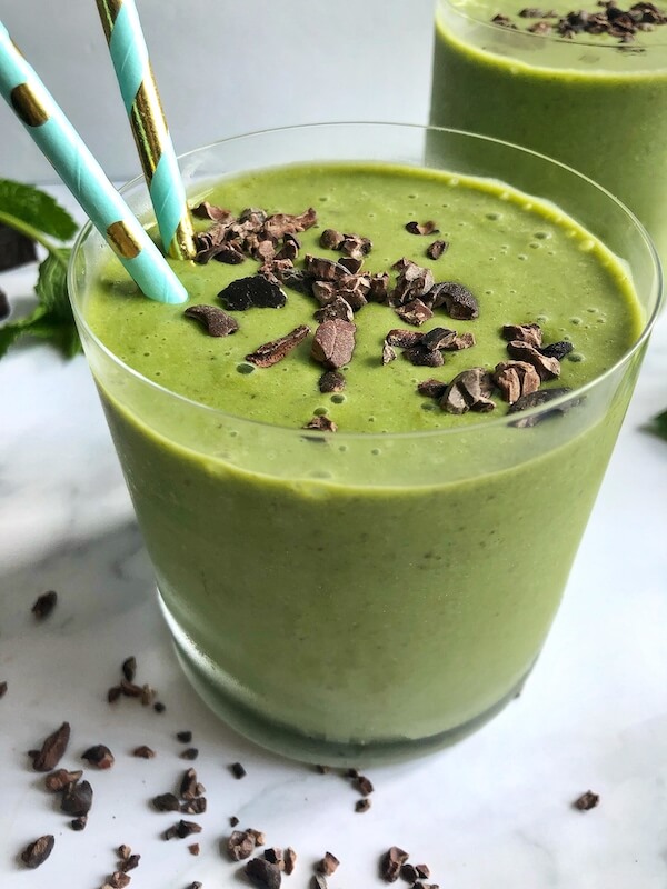 Mint chip smoothie
