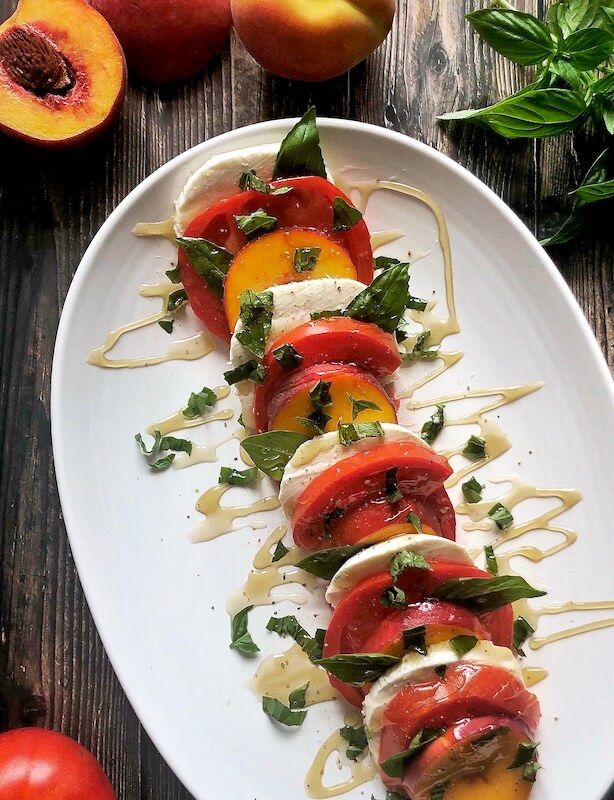 Peach Caprese Salad