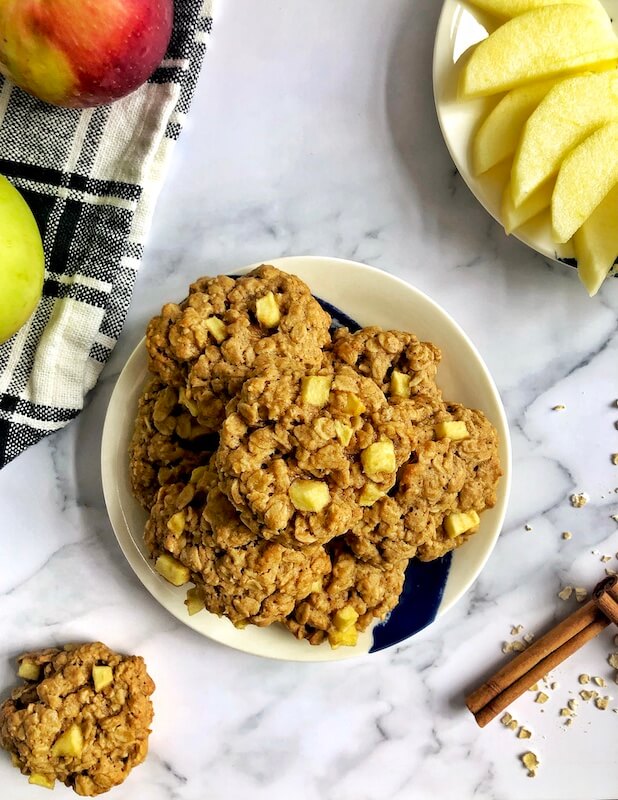 oatmeal cookie with fall spices