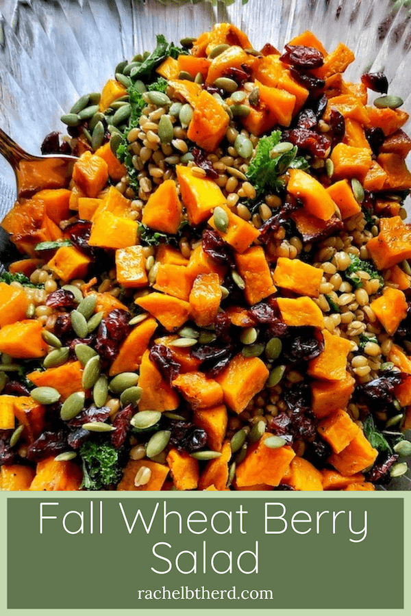 Fall Wheat Berry Salad With Butternut Squash and Kale