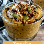 Pumpkin Overnight Oats