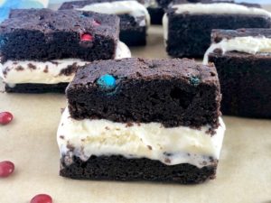 Brownie Ice cream Sandwiches