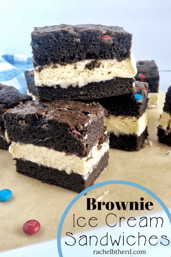 Brownie Ice Cream Sandwiches