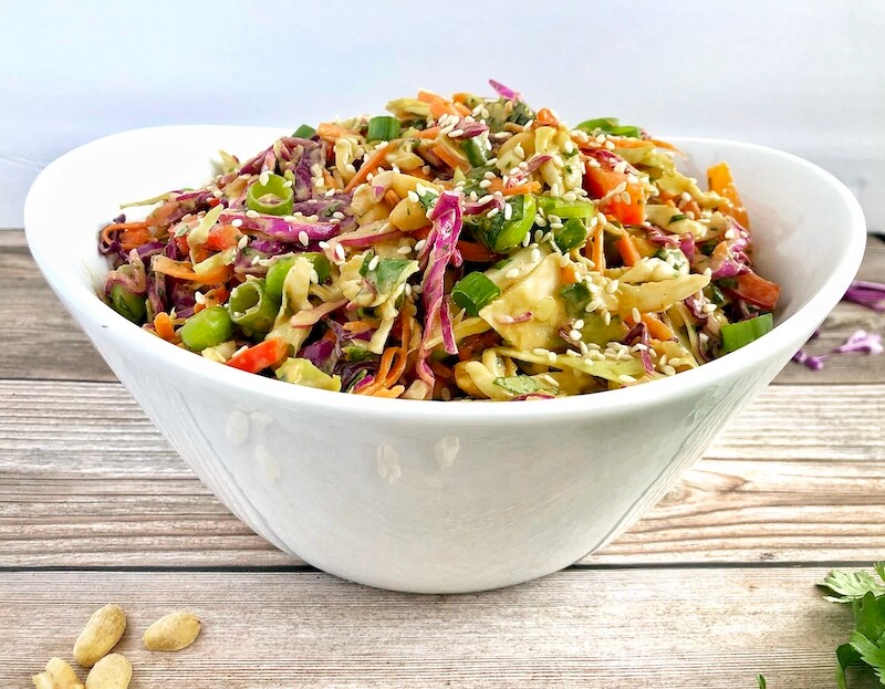 coleslaw with sesame ginger dressing