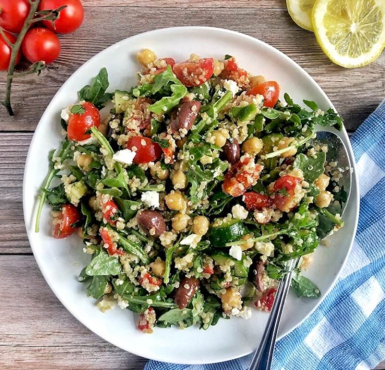 Mediterranean Quinoa Salad - Rachel B The RD