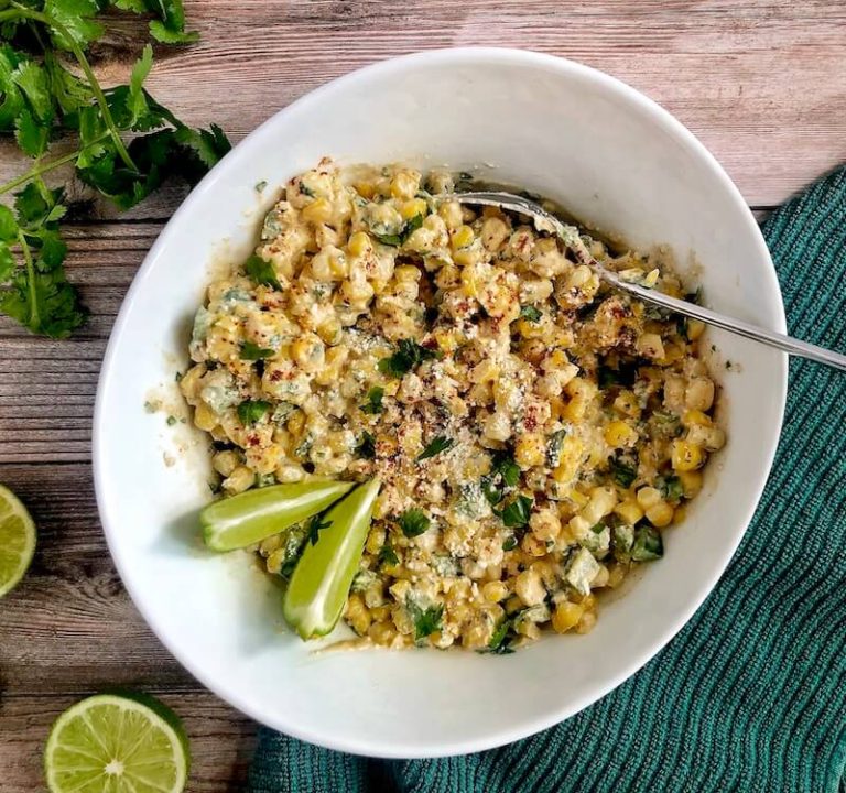 Mexican Street Corn Salad (Esquites) Rachel B The RD